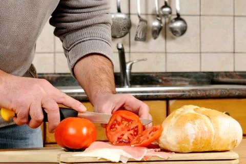 Sandwich stuffed Stock Photos