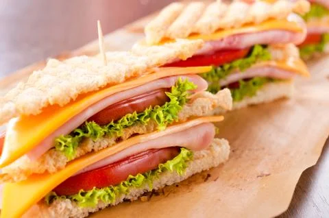 Sandwich time Stock Photos