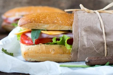 Sandwich time Stock Photos