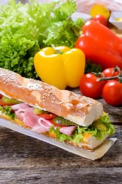Sandwich time Stock Photos
