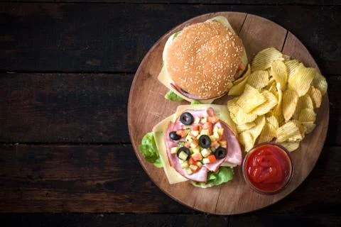 Sandwich time Stock Photos
