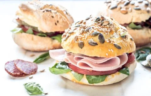 Sandwich time Stock Photos