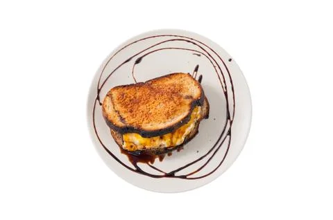 Sandwich with various types of cheese Stock Photos