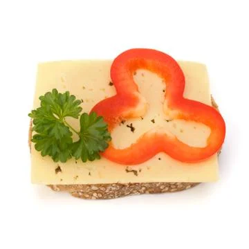 Sandwich with vegetable Stock Photos