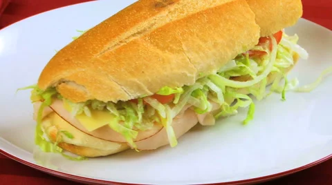 Sandwich Zoom In Stock Footage 41238287