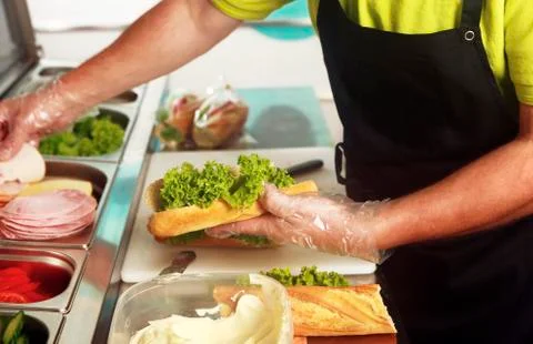 Sandwichbar Stock Photos