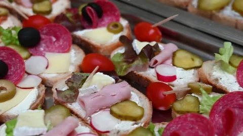 Sandwiches Stock Footage 321186974