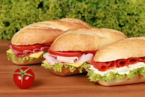Sandwiches Stock Photos