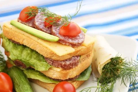 Sandwiches Stock Photos