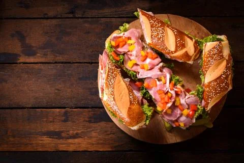 Sandwiches Stock Photos