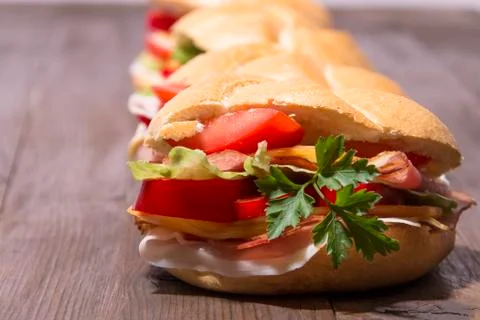 Sandwiches Stock Photos