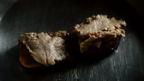 Sandwiches with rye bread Stock Footage 302097841