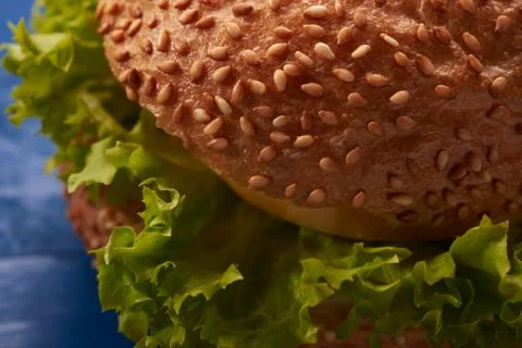 Sandwiches on the table Stock Photos
