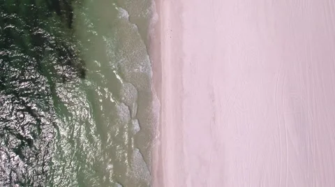 Sandy Beach and shoreline Video stock 67728458
