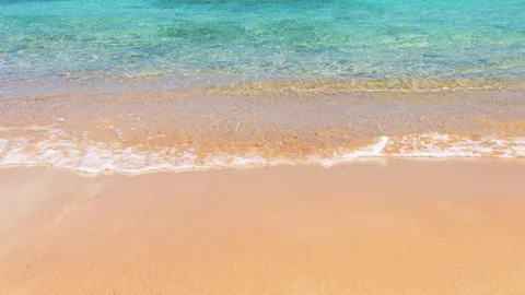 Sandy beach and waves Stock-Footage 259441265