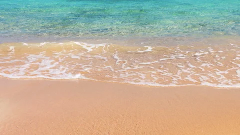 Sandy beach and waves Stock-Footage 259442163