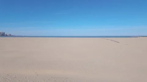 Sandy Beach in Chicago Stock Footage 331575609