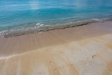 Sandy beach detail Stock Photos