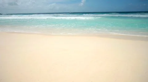 Sandy beach Stock Footage