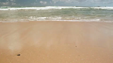 Sandy Beach Stock Footage 10892829