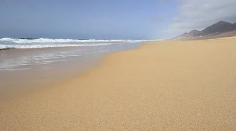 Sandy Beach Stock Footage 27301298