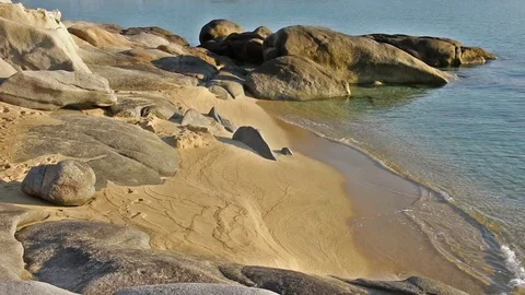 Sandy beach Stock Footage 75027118