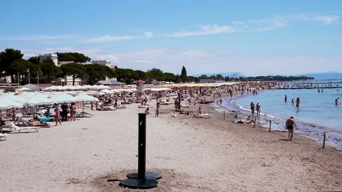 Sandy beach Stock Footage 101657433