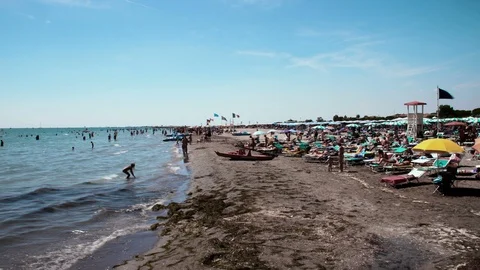 Sandy beach Stock Footage 101657774