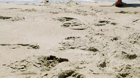 A sandy beach Stock Footage 155591718