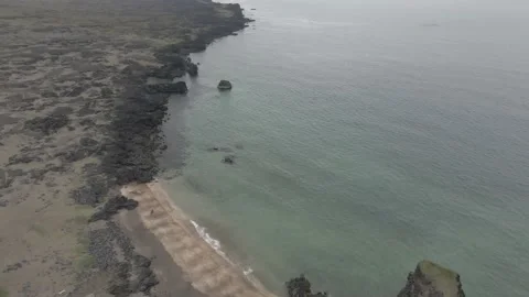 Sandy beach, Iceland Stock Footage 231488525