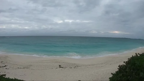 A sandy beach next to the ocean Stock Footage 155592407