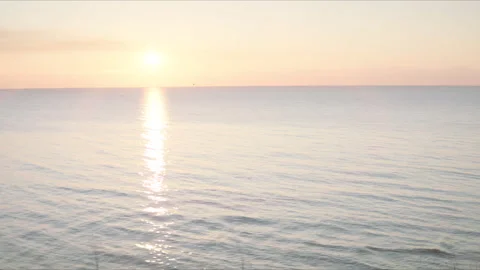 Sandy beach, ocean in the background Stock-Footage 241311778