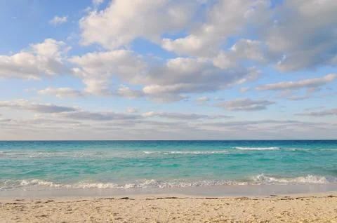 Sandy beach Stock Photos