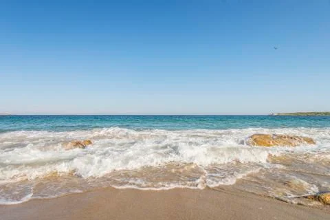 Sandy beach Stock Photos