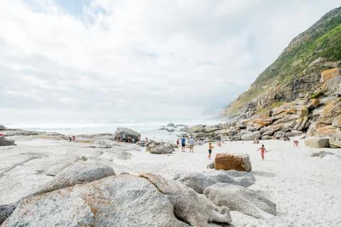 Sandy beach Stock Photos