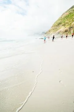 Sandy beach Stock Photos