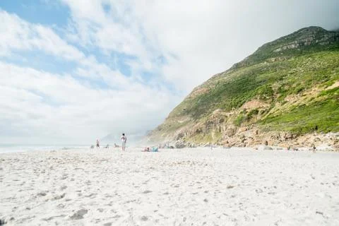 Sandy beach Stock Photos