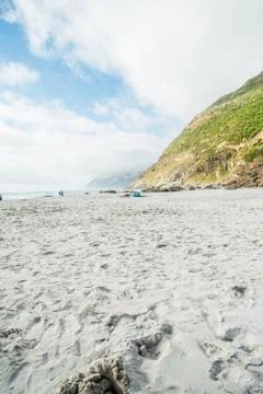 Sandy beach Stock Photos