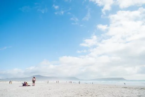 Sandy beach Stock Photos