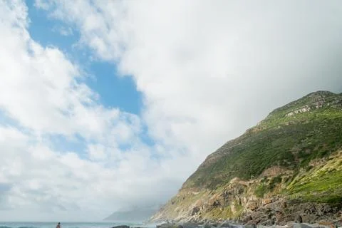 Sandy beach Stock Photos