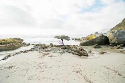 Sandy beach Stock-Fotos