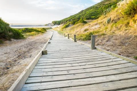 Sandy beach Stock Photos