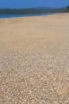 Sandy beach Stock Photos