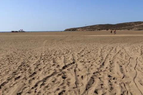 Sandy beach Stock Photos