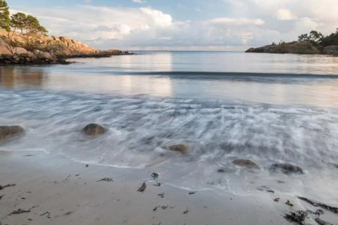 Sandy beach Stock Photos