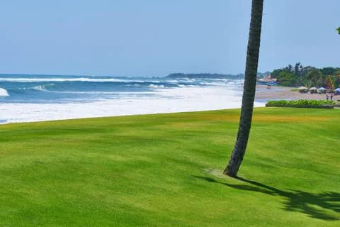Sandy beach Stock Photos