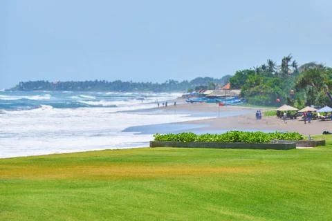Sandy beach Stock Photos