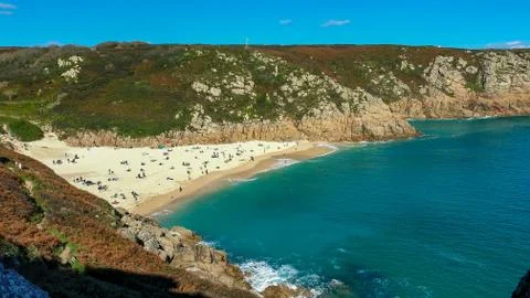 Sandy beach Stock Photos