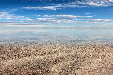 Sandy beach 스톡 사진