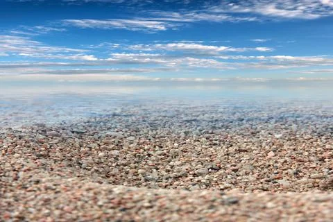 Sandy beach Stock Photos